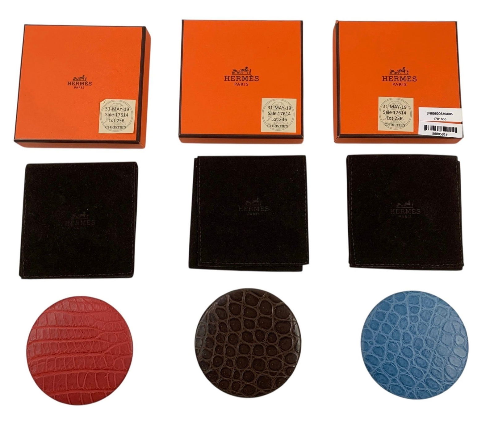 Hermes Petit H Leather Brooches (Set Of 3) - #FS-1 (1 of 7)
