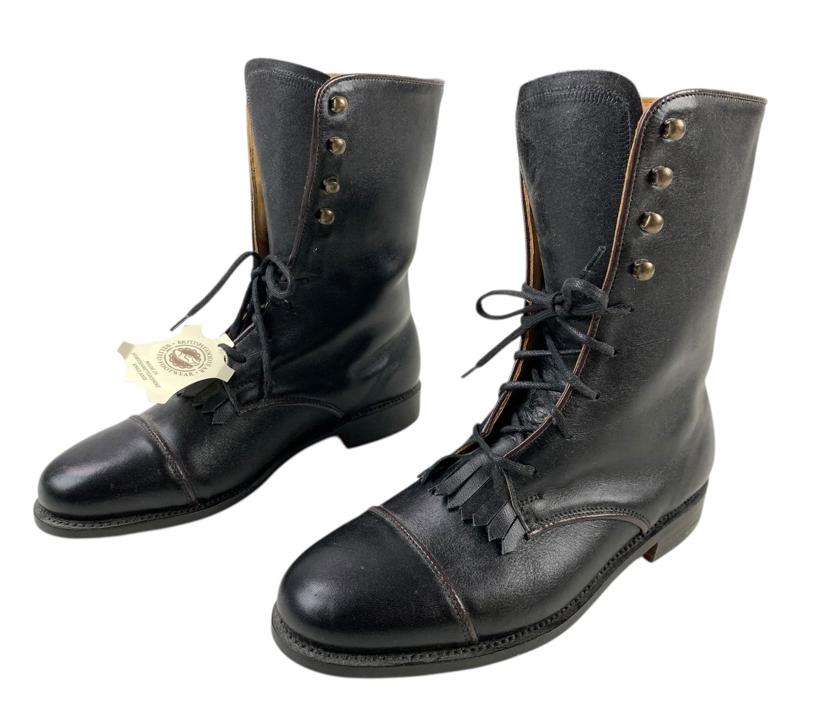 AYAKAbi British Goodyear Welted Leather Boots (Made In England) - #S3-4 (1 of 8)