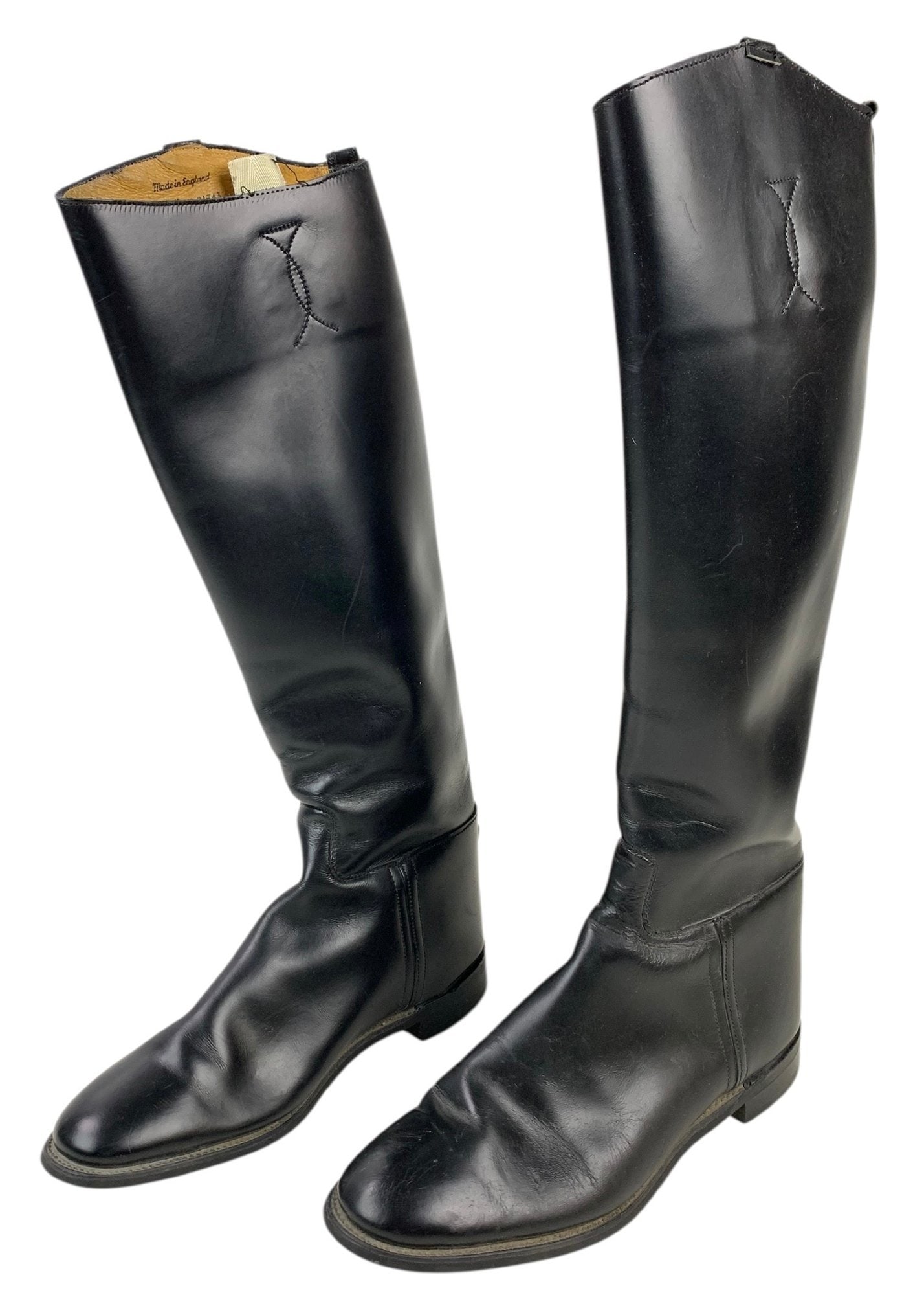 Vintage Marlborough Equestrian Riding Boots (Made In England) - #S13-4 (1 of 10)