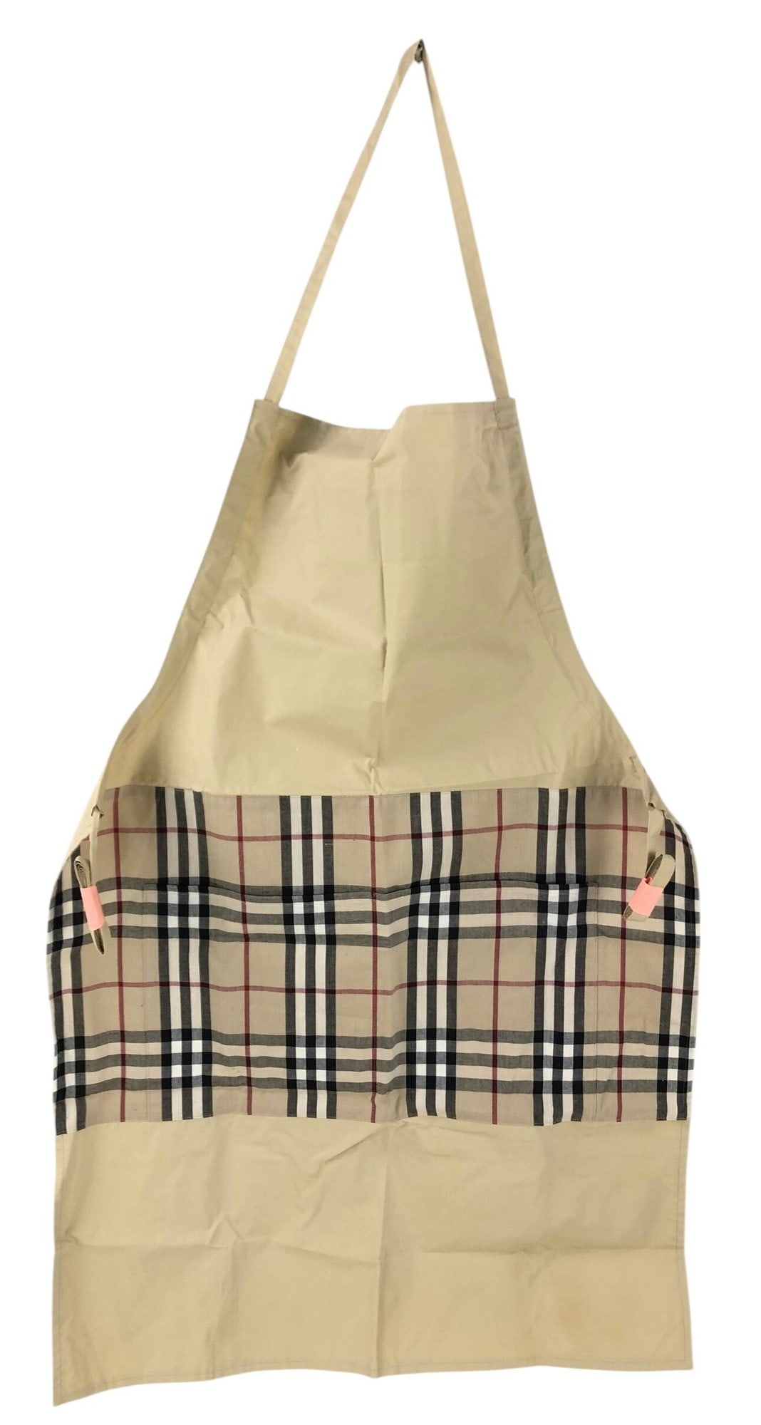 Burberry London Nova Check Plaid Apron - #S5-5: New without tags. Cotton / nylon / polyurethane blend. Apron Dimensions: 30"L (not including strap) x 19-3/4"W Shipping Box Dimensions: 5"H x 10"W x 7"D LOCAL PICK-UP: SATURDAY, FEBRUARY 21ST FROM 11A