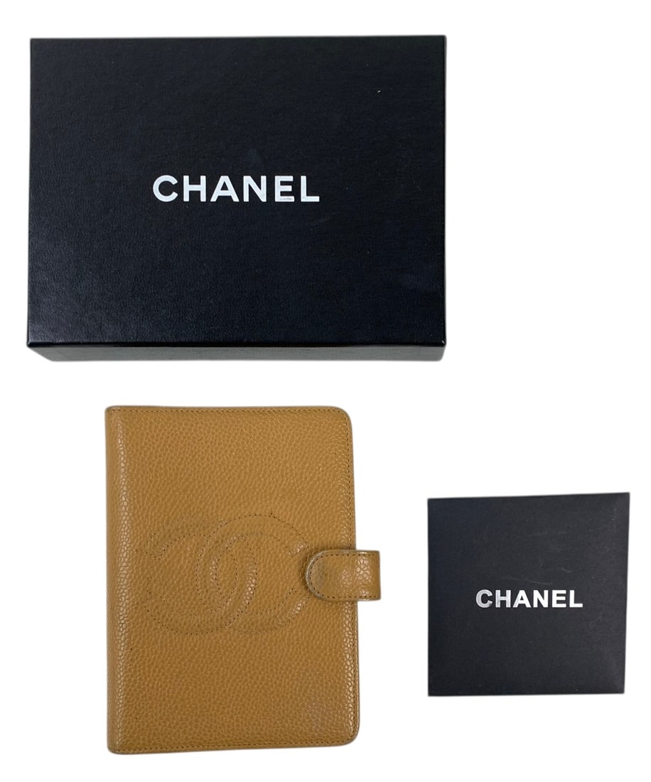 Chanel Caviar Leather Agenda Planner Cover (Made In France) - #FS-7 (1 of 10)