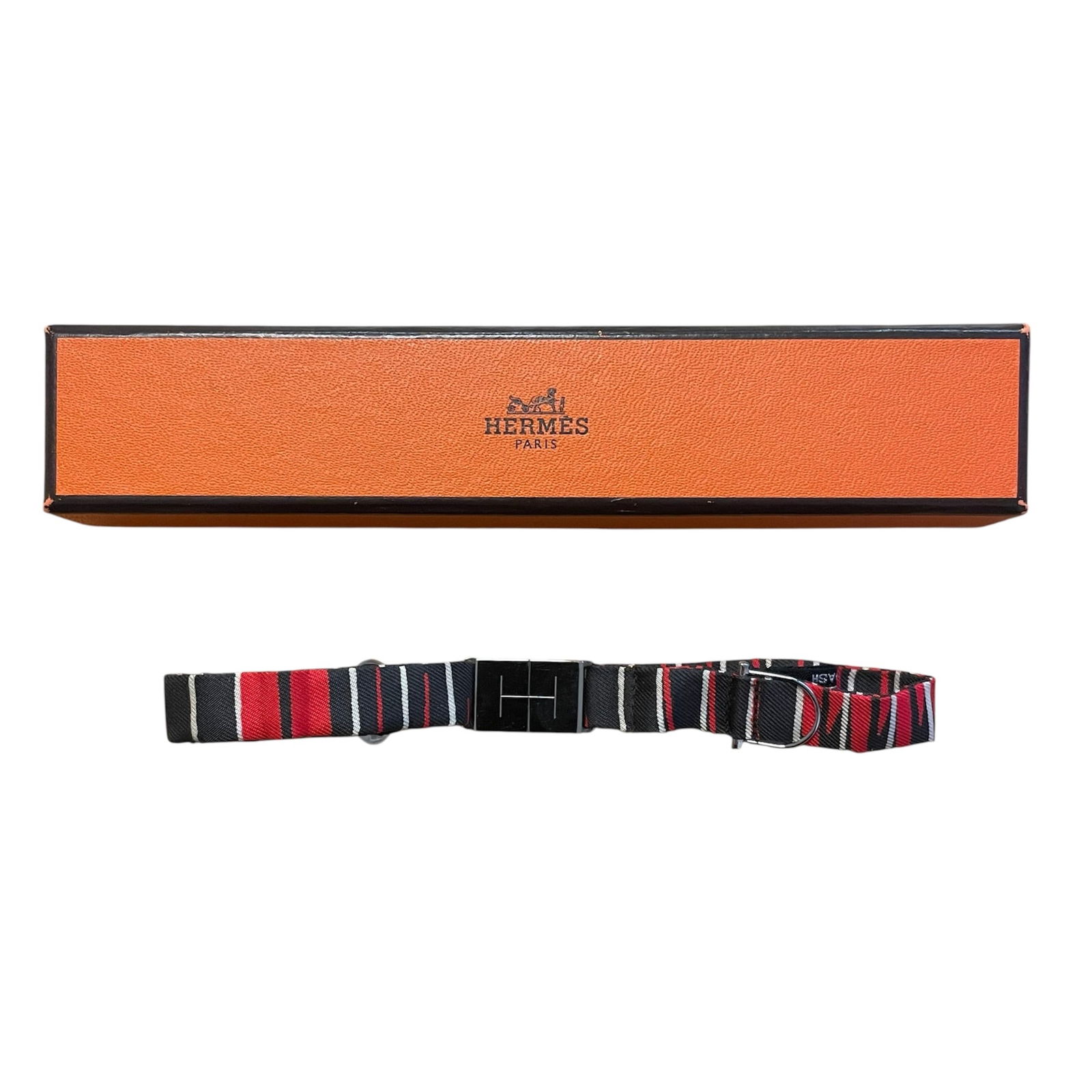 Hermes Silk Dog Collar (Made In France) - #FS-3 (1 of 6)