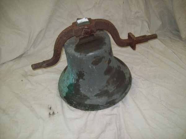 Brass bell: Large brass old steeple bell. 19 inches high x 17 inches diam
