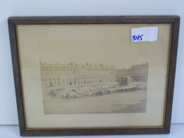 Photo: Photo signed Gustave Courbet. Image measures 6 inches high x 7 inches wide