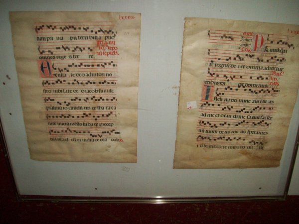 MUSIC: 17 TH CENTURY MANUSCRIPT/SHEET MUSIC ON VELUM.