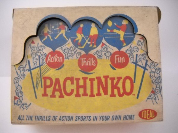 PACHINKO BY IDEAL TOY: PACHINKO BY IDEAL TOY. BOX WEAR; USED CONDITION.