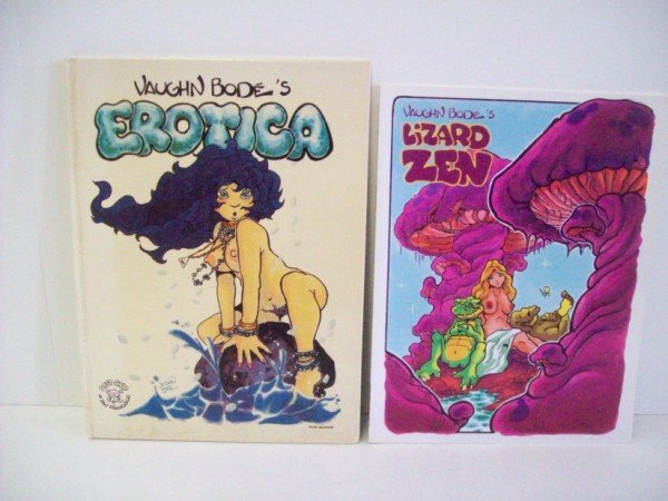 VAUGHN BODE UNDERGROUND COMIC BOOK: VAUGH BODE'S EROTICA #1 LAST GASP OF SAN FRANCISCO CO. & VAUGH BODE'S LIZARD ZEN 1998. 1 PRINT. UNDERGROUND COMIC BOOK. CALL 845-457-7550 OR EMAIL STERLINGAUCTION@AOL.COM FOR FULL CONDITION REPORT, SH