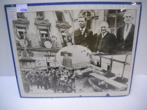 PHOTO: LINDBERGH PHOTO COPYRIGHTED PHOTO FROM ELLIOT SERVICE CO. NY. 14 1/2 INCHES X 17 1/2 INCHES. CALL 845-457-7550 OR EMAIL STERLINGAUCTION@AOL.COM FOR FULL CONDITION REPORT, SHIPPING/PACKING QUOTES PRIOR