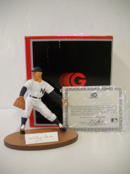 AUTOGRAPHED WHITEY FORD STATUE: WHITEY FORD AUTOGRAPHED ARTIST PROOF STATUE WITH COA & BOX. 8 INCHESS X 7 INCHES. CALL 845-457-7550 OR EMAIL STERLINGAUCTION@AOL.COM FOR FULL CONDITION REPORT, SHIPPING/PACKING QUOTES PRIOR TO BIDDING