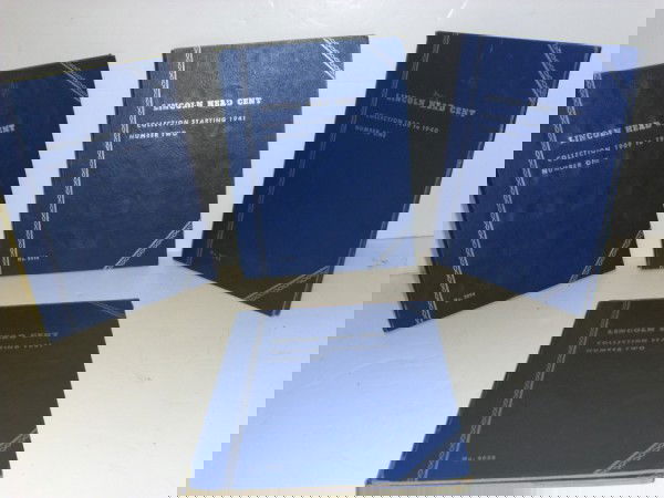 WHEAT PENNIES: COLLECTION OF 4 BOOKS OF WHEAT PENNIES. NOT COMPLETE.