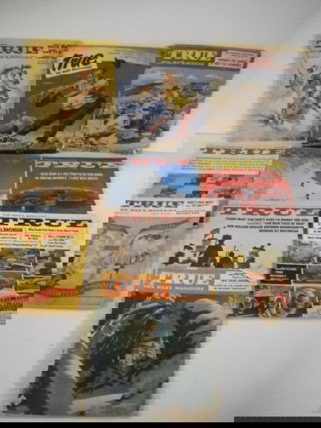 MAGAZINES: 10 TRUE MAGAZINES. USED CONDITION