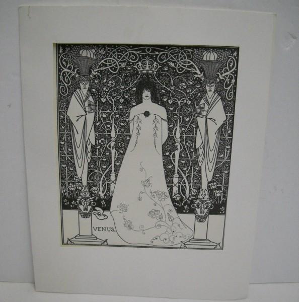 PRINT: VENUS PRINT BY PENN PRINTS. FOXING. 14 INCHES X 18 INCHES INCLUDING MATTE.