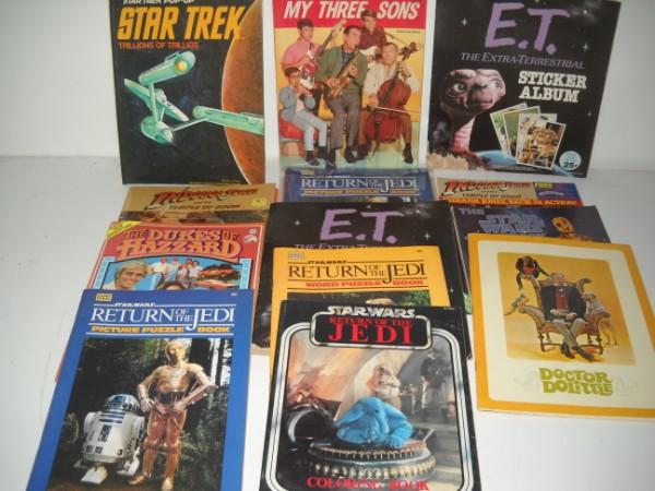 BOOKS: STAR WARS WORD PUZZLE BOOK; STAR WARS STORYBOOK; STAR TREK POP-UP BOOK. USED CONDITION ALL SALES ARE FINAL, ITEMS ARE SOLD "AS IS". FOR COMPLETE CONDITION REPORT CONTACT AUCTION HOUSE BY EMAIL PRIOR T