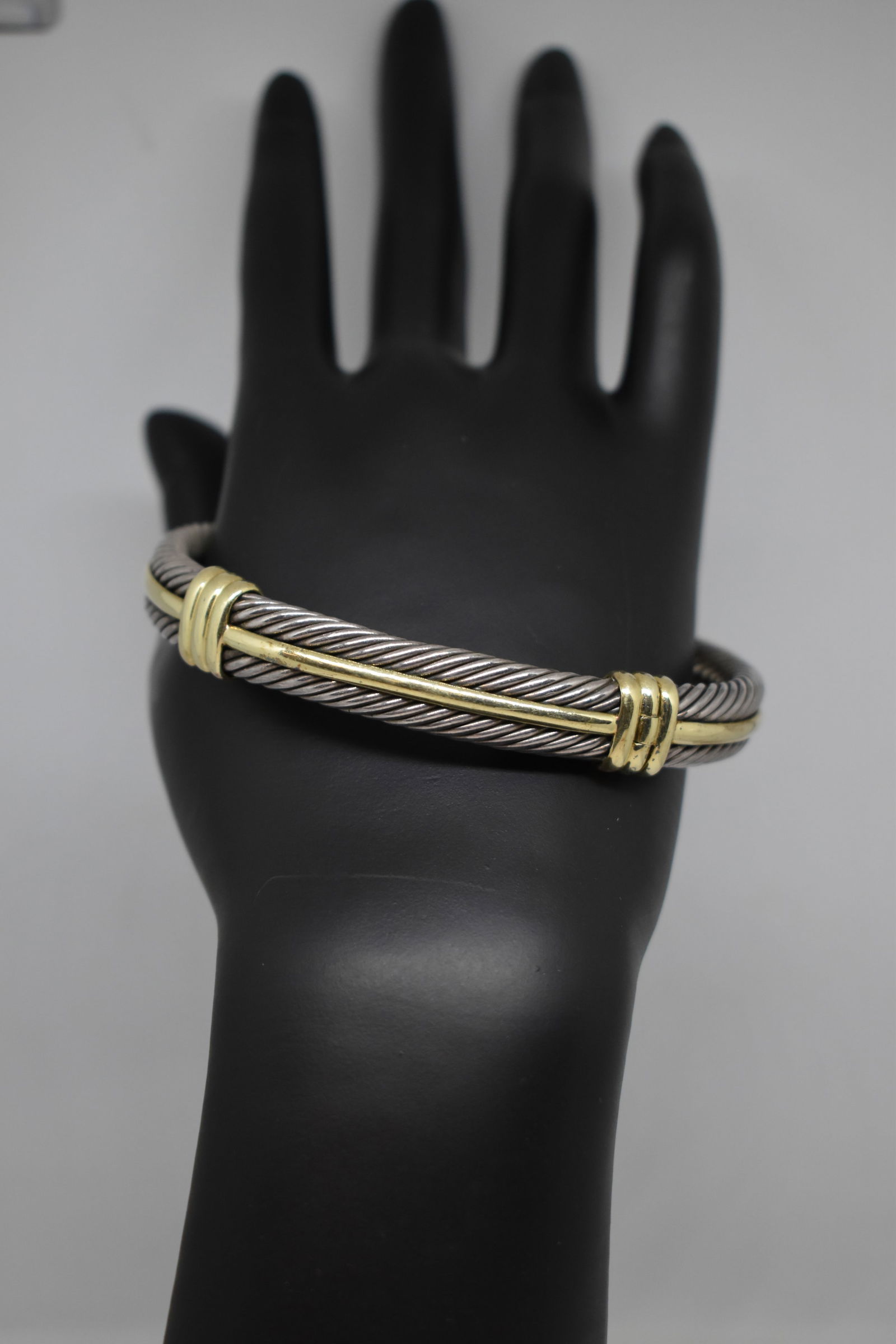 David Yurman Sterling/14k Bracelet (1 of 5)