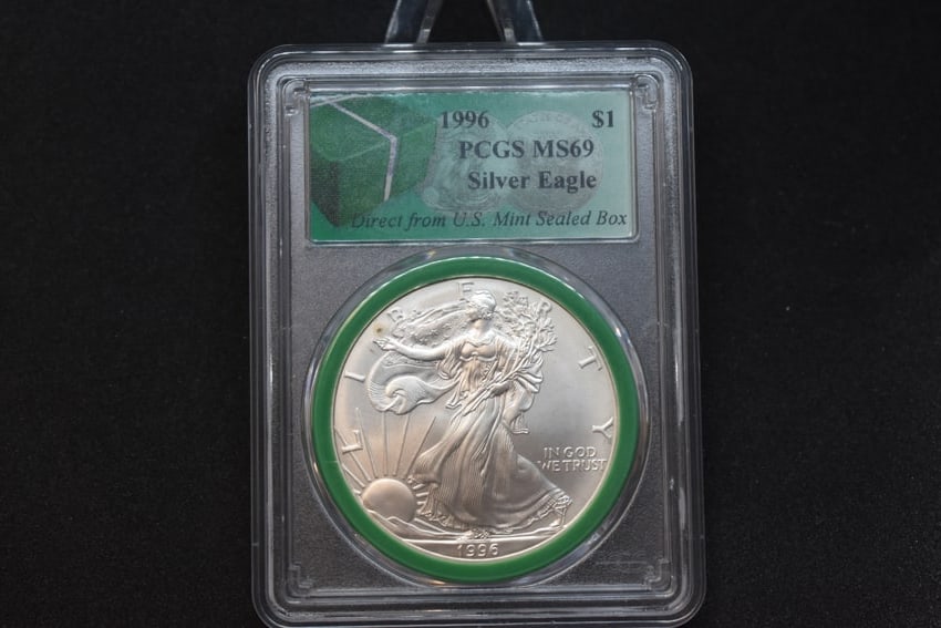 1996 1oz Silver Eagle Coin (1 of 2)