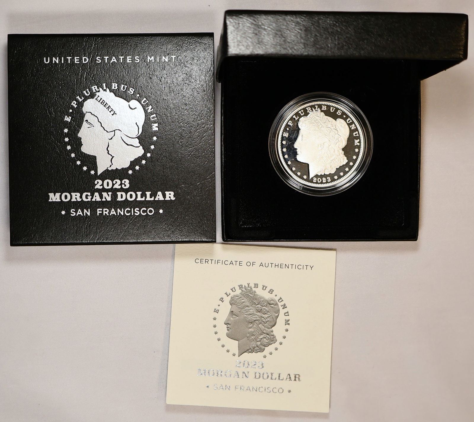 2023 S Morgan Dollar GORGEOUS Proof Complete OGP (1 of 2)