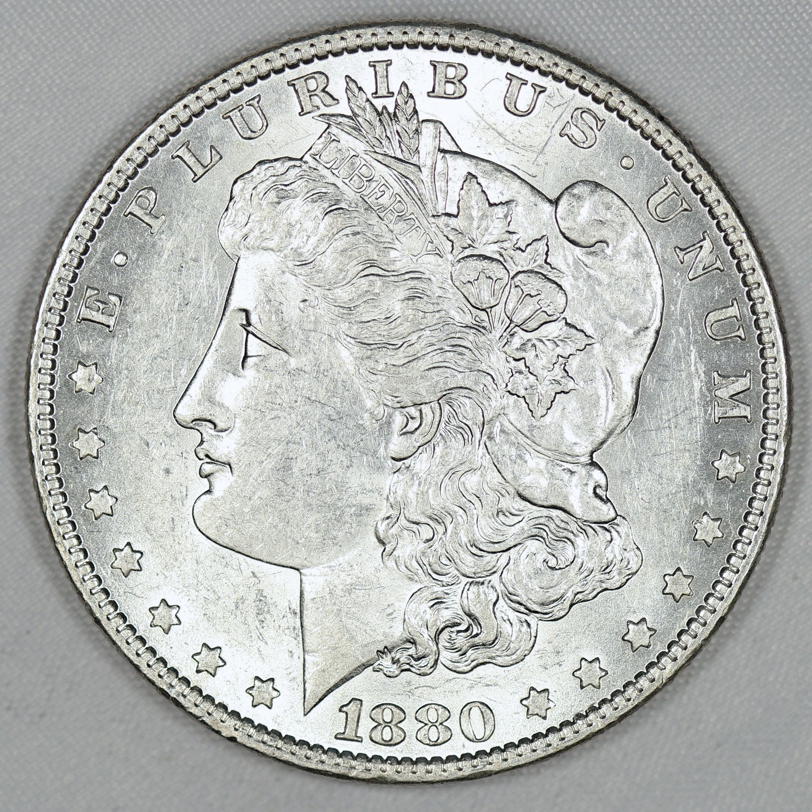 1880 O BU Morgan Silver Dollar  (1 of 2)