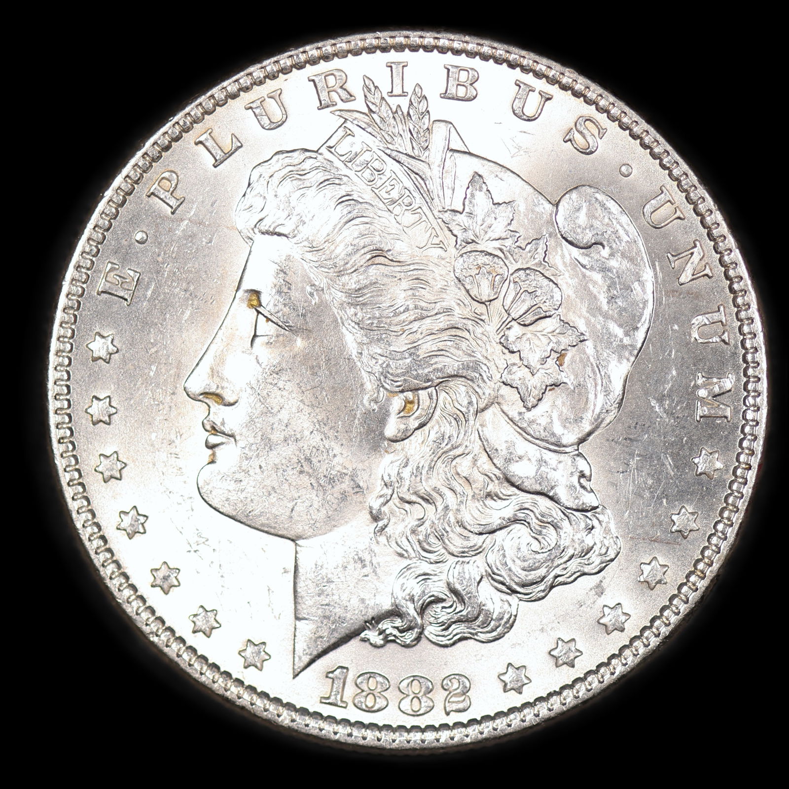 1882 Morgan Silver Dollar BU/CH (1 of 2)