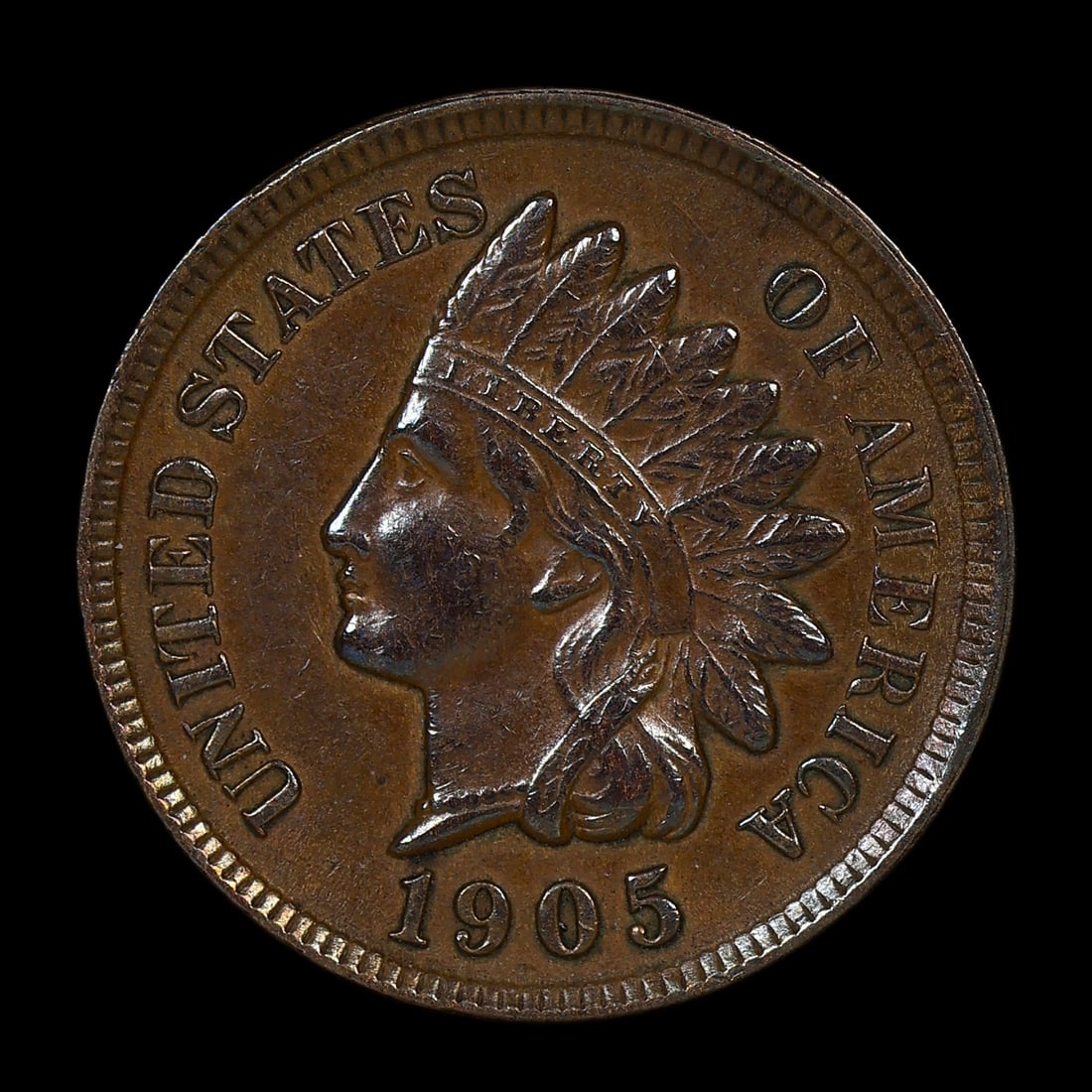 1905 Indian Head Cent Penny AU/UNC (1 of 2)