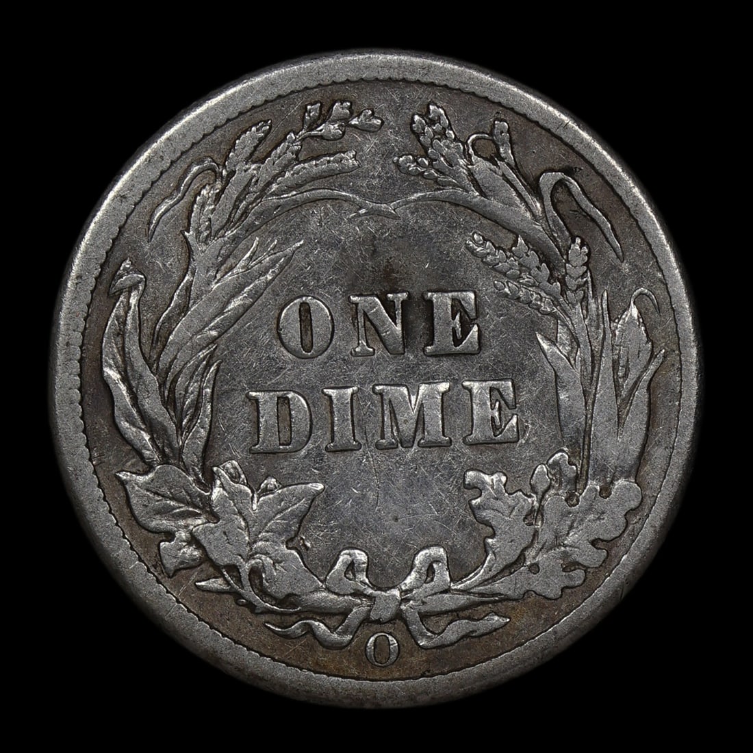 1908 O Barber Silver Dime Better Date - 2