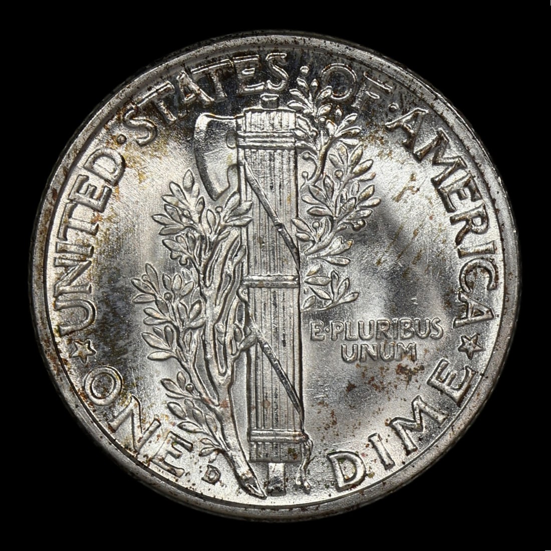 1939 D Mercury Dime FB GEM - 2