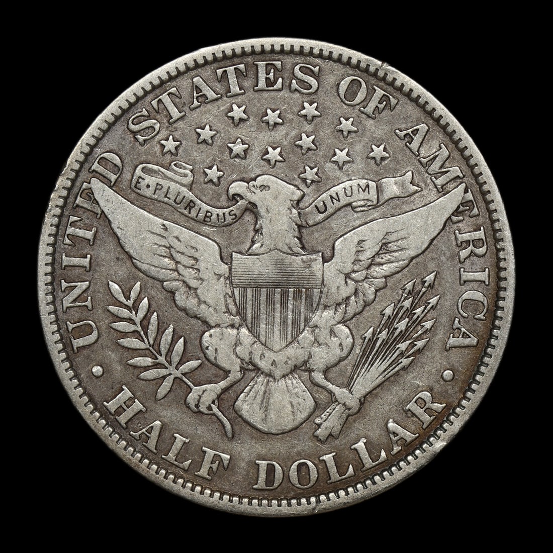 1906 Barber Half Silver Dollar - 2