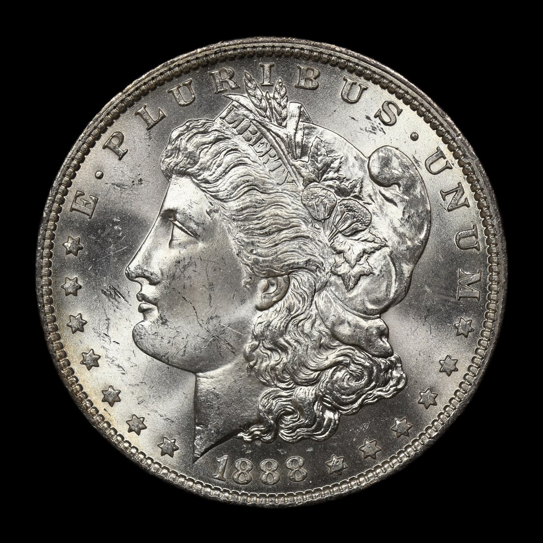 1888 O Morgan Silver Dollar BU+ (1 of 2)