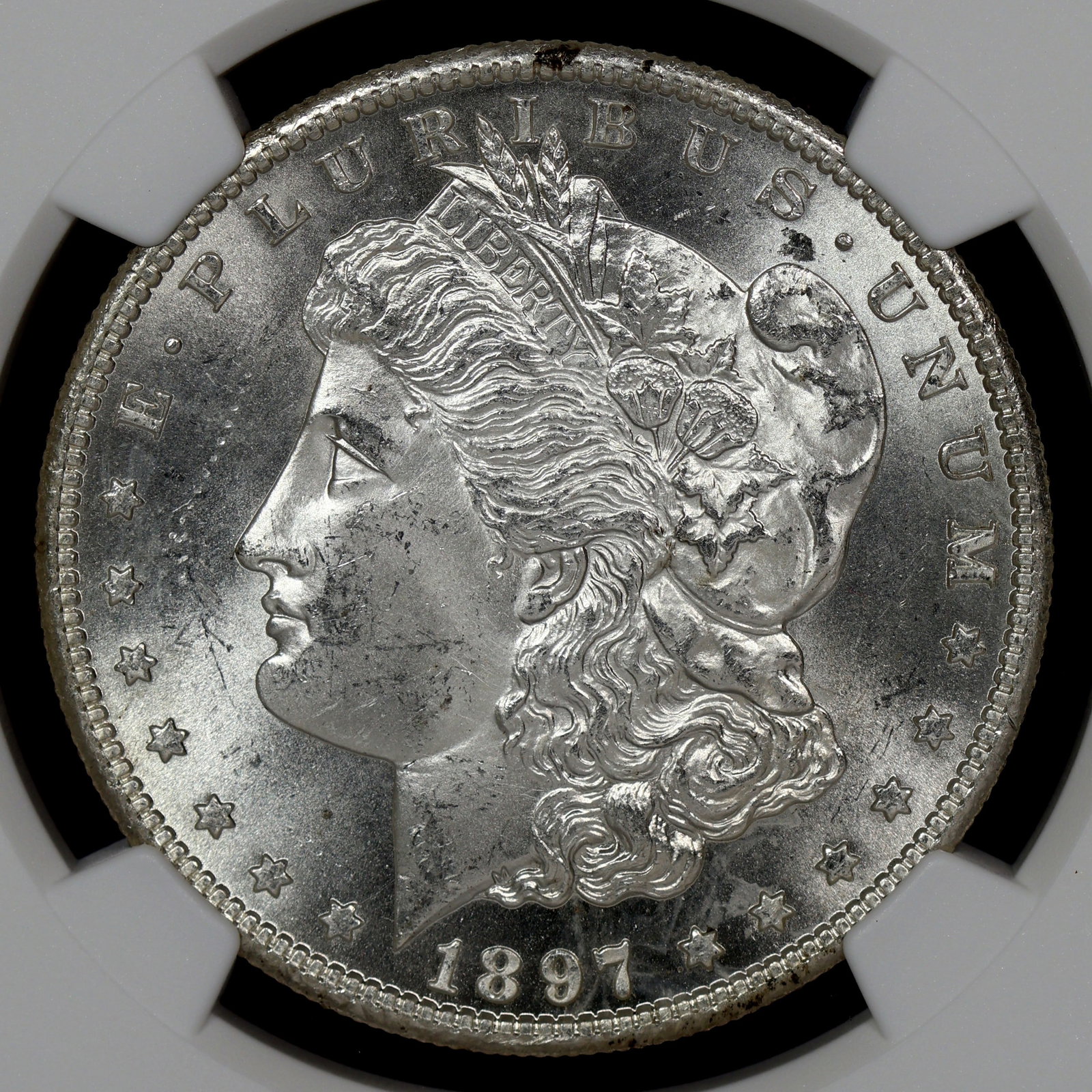 1897 S Morgan Silver Dollar NGC MS-62 Better Date: 1897 S Morgan Silver Dollar NGC MS-62 Better Date