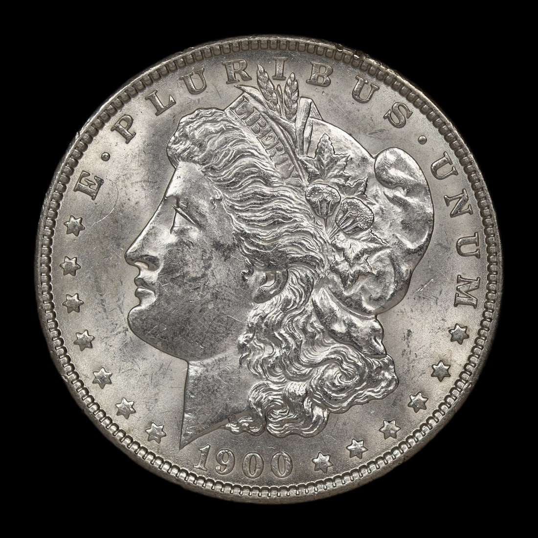 1900 Morgan Silver Dollar BU+ (1 of 2)