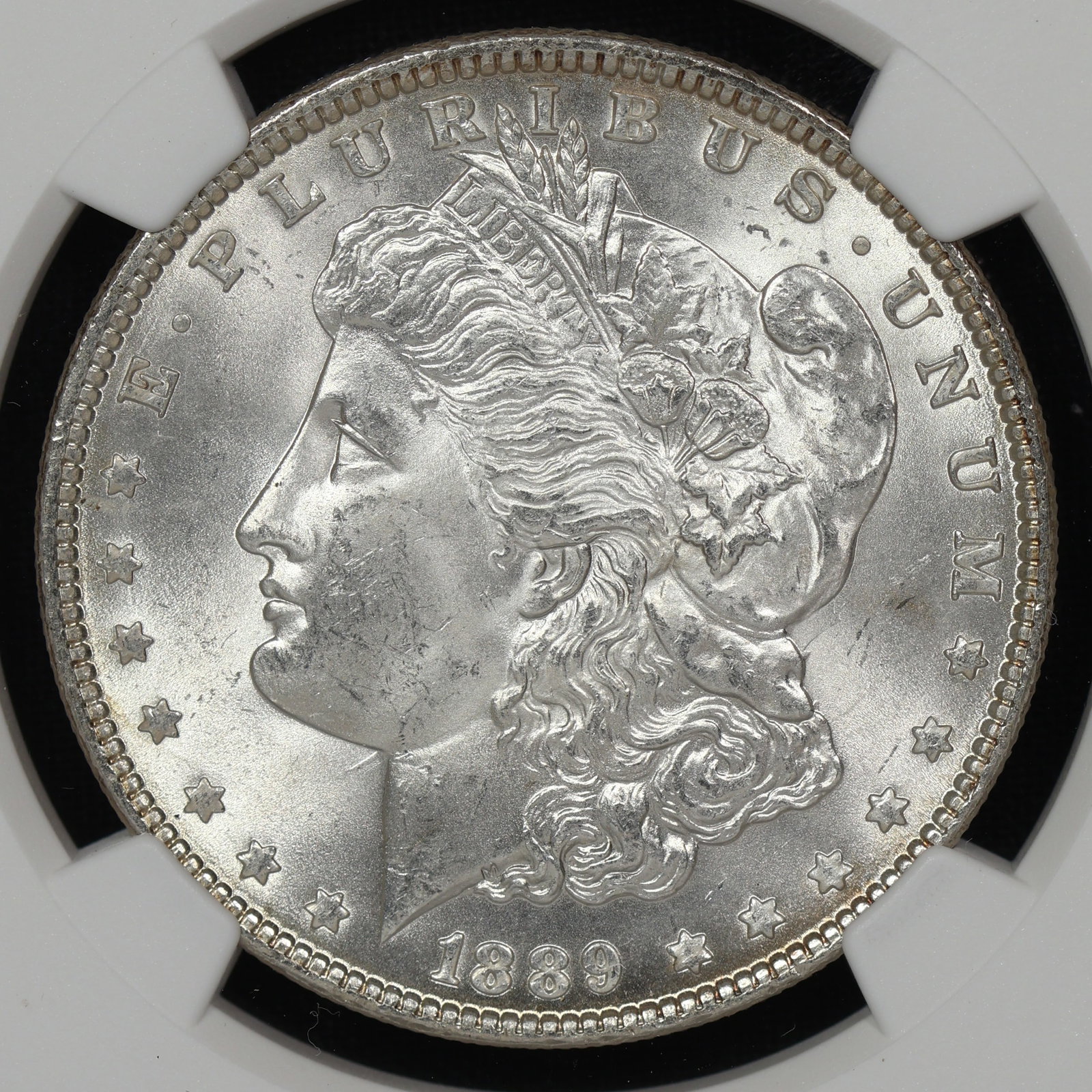 1889 Morgan Silver Dollar NGC MS-64: 1889 Morgan Silver Dollar NGC MS-64