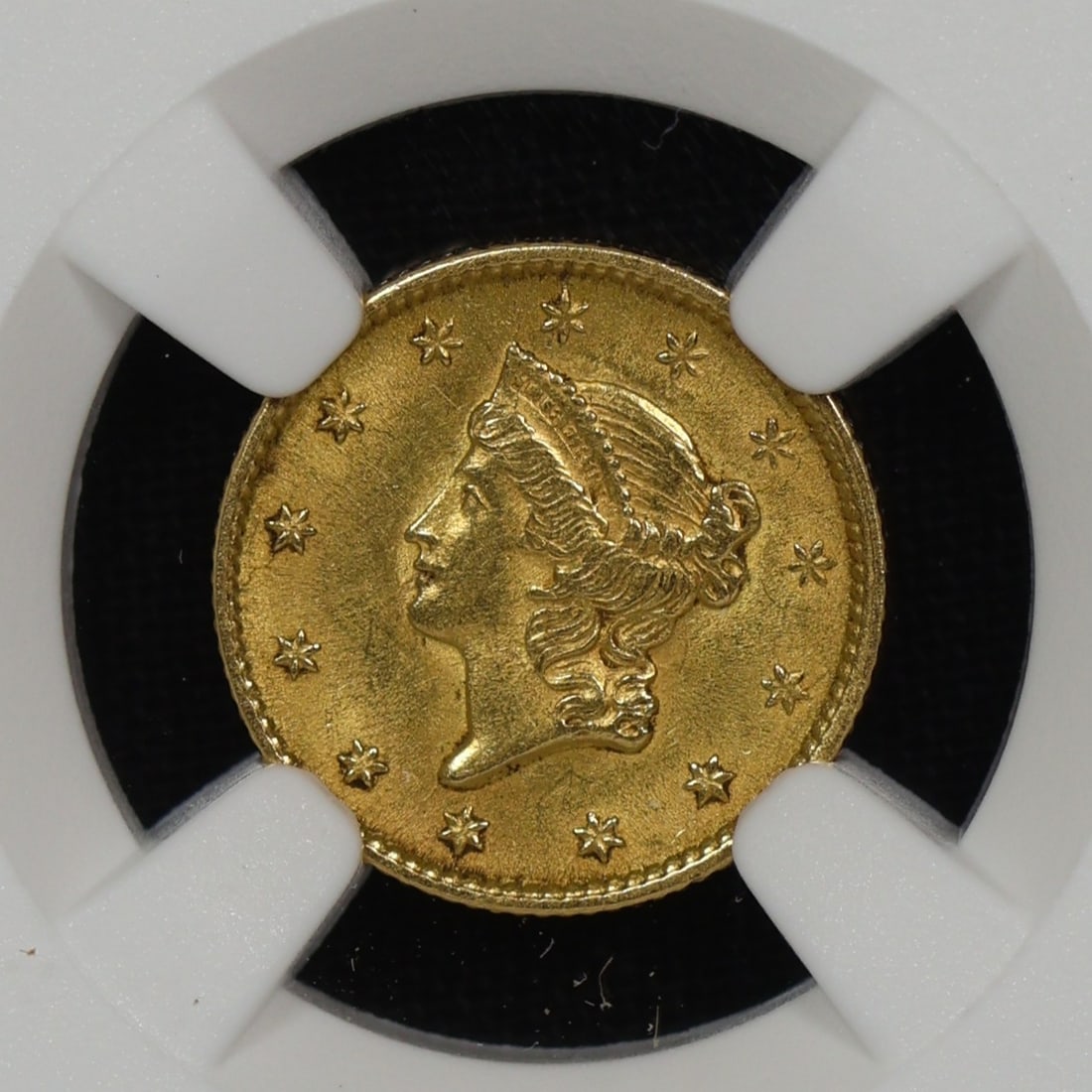 1854 GOLD $1 Dollar Piece Type 1 NGC MS-62 (1 of 4)