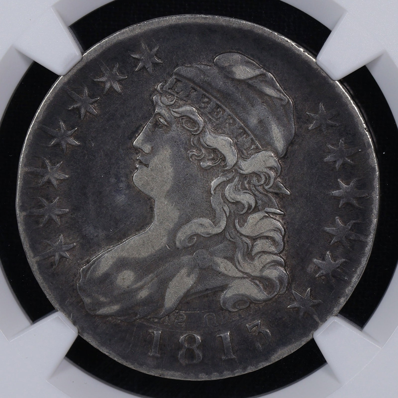 1813 Capped Bust Half Dollar NGC VF Details RARE!: Rare early date in the series.