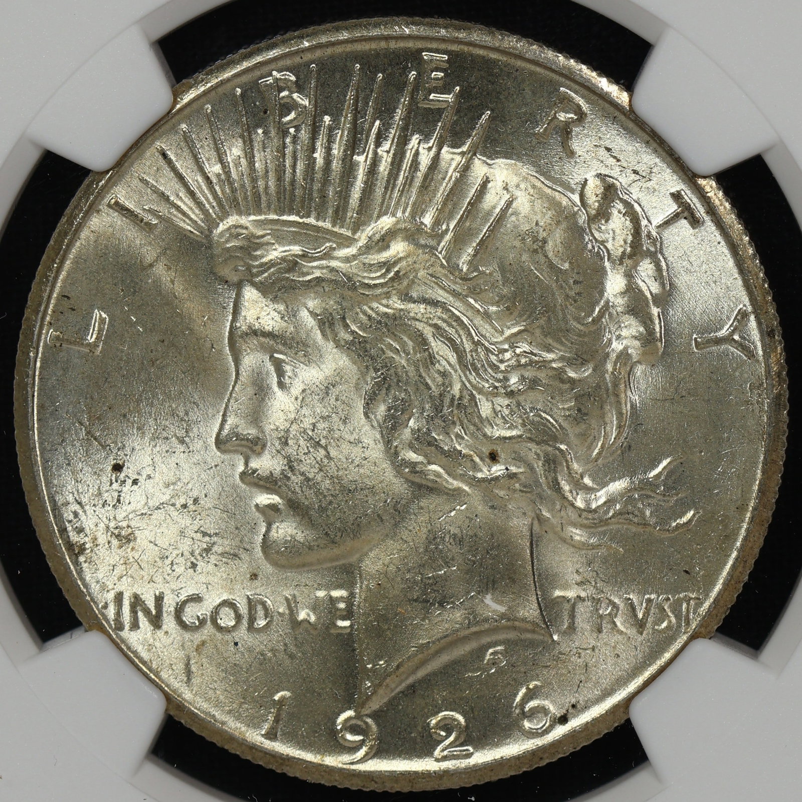 1926 Peace Silver Dollar NGC MS-63: 1926 Peace Silver Dollar NGC MS-63