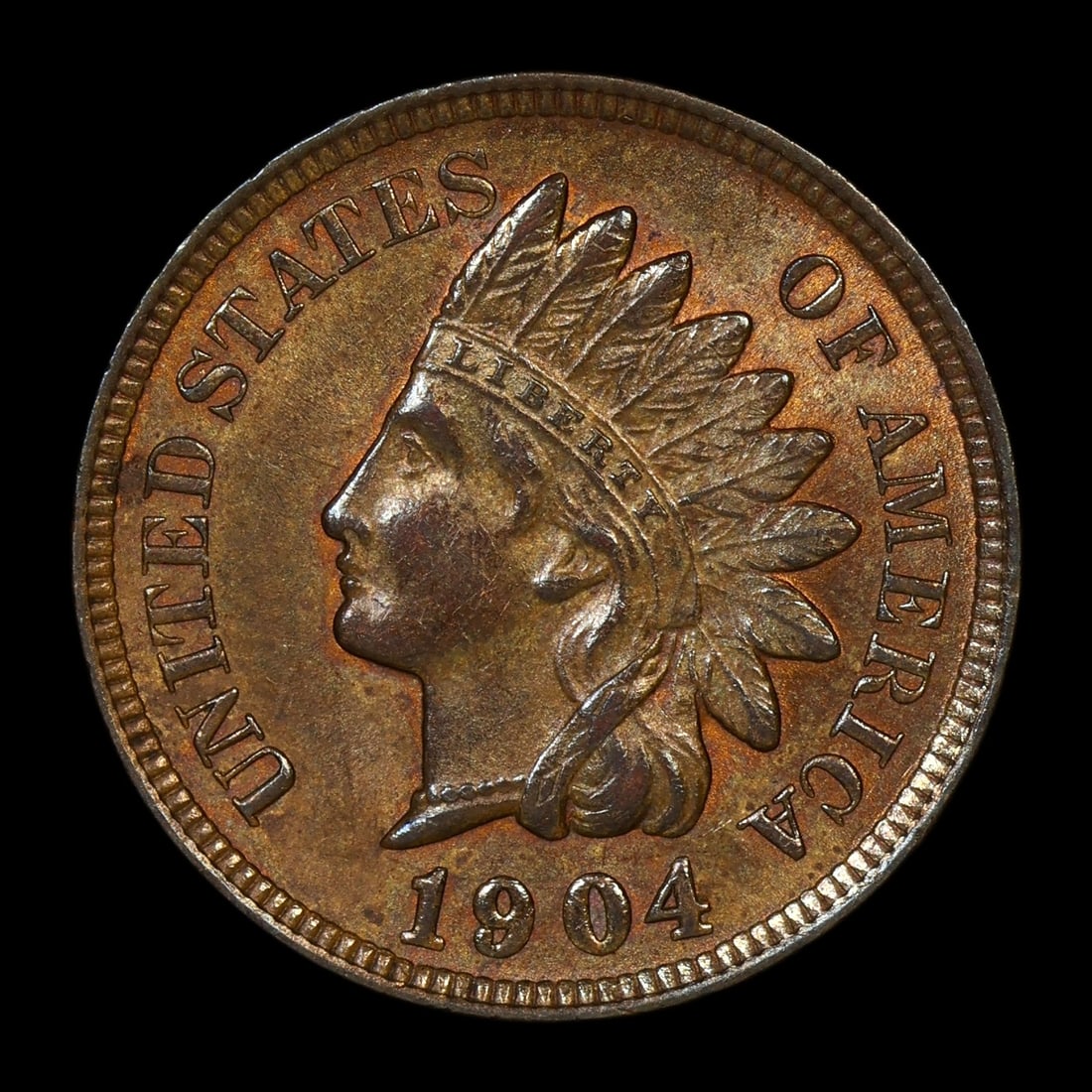 1904 Indian Head Cent Penny BU NICE! (1 of 2)