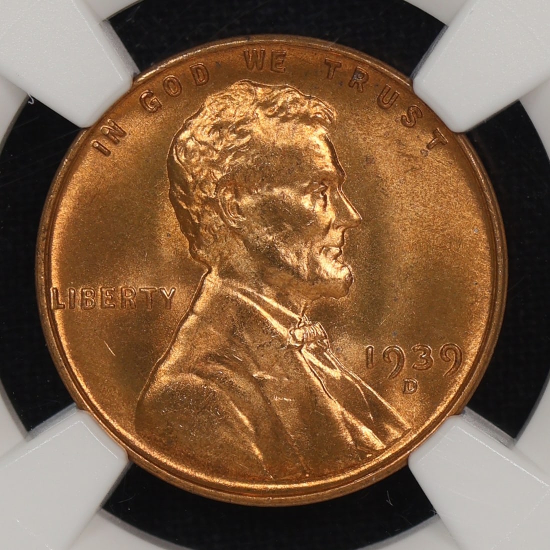 1939 D Lincoln Wheat Cent Penny NGC MS-67 RD (1 of 4)