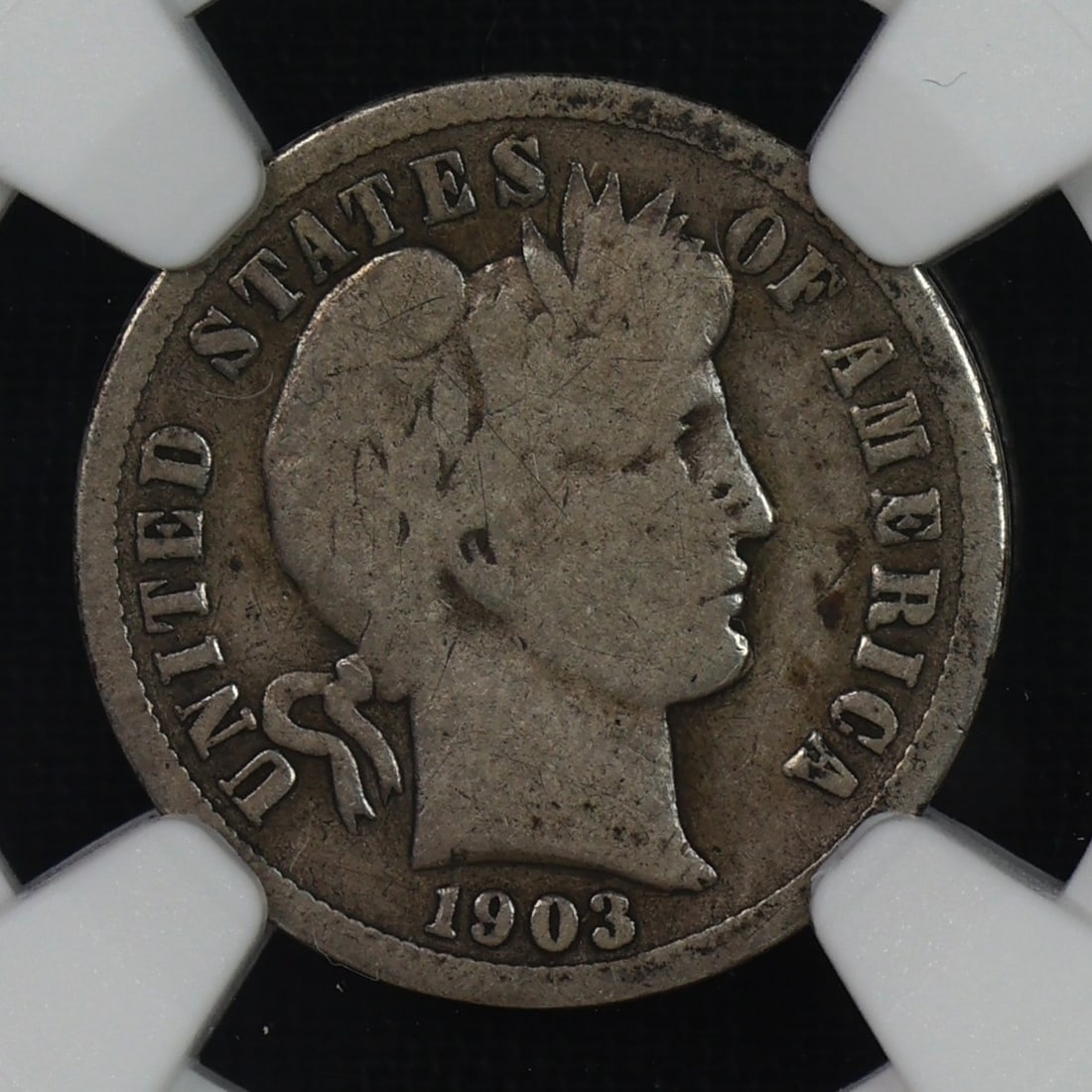 1903 Barber Silver Dime NGC G-6 SEMI KEY: 1903 Barber Silver Dime NGC G-6 SEMI KEY