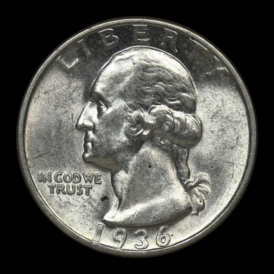 1936 S Washington Silver Quarter AU Better Date (1 of 2)
