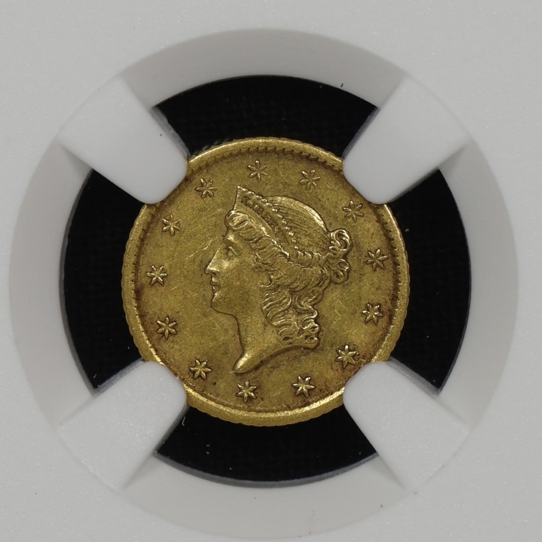 1853 O GOLD $1 Dollar Piece NGC AU-58 (1 of 4)
