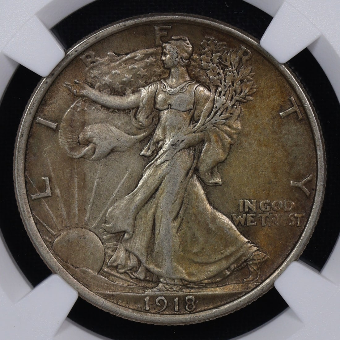 1918 Walking Liberty Half Dollar NGC AU-53 (1 of 4)