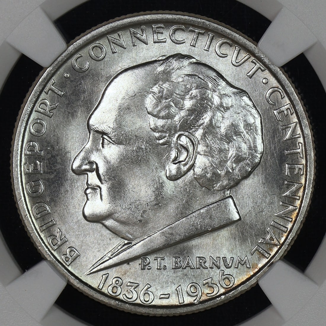 1936 Bridgeport Silver Commem Half 50c NGC MS-65 (1 of 4)