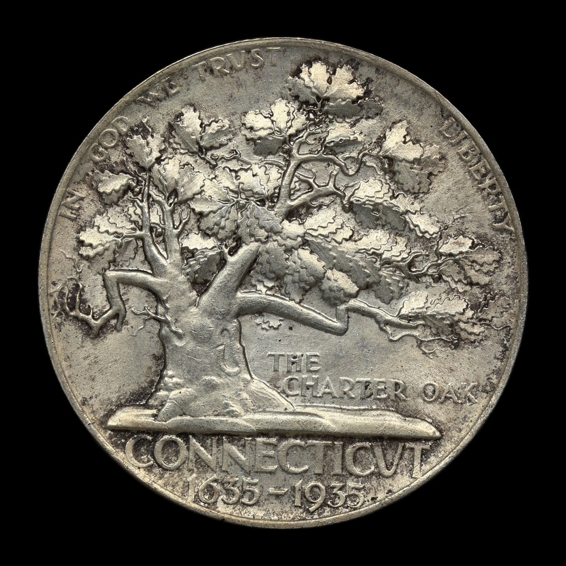 1935 Conneticut Commemorative Silver Half Dollar: 1935 Conneticut Commemorative Silver Half Dollar