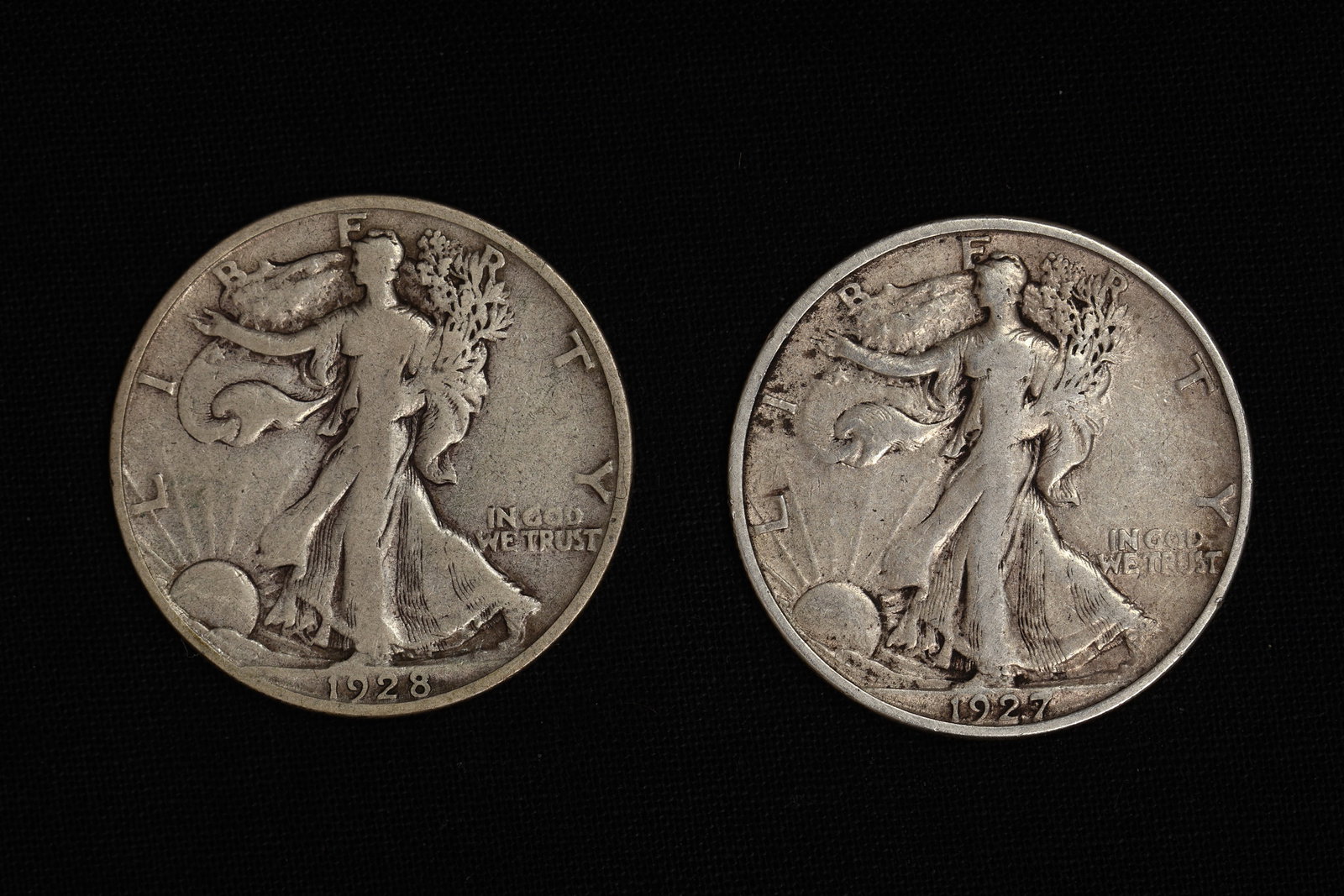 Better Date Walker Lot 1928-S & 1927-S: You will receive both.