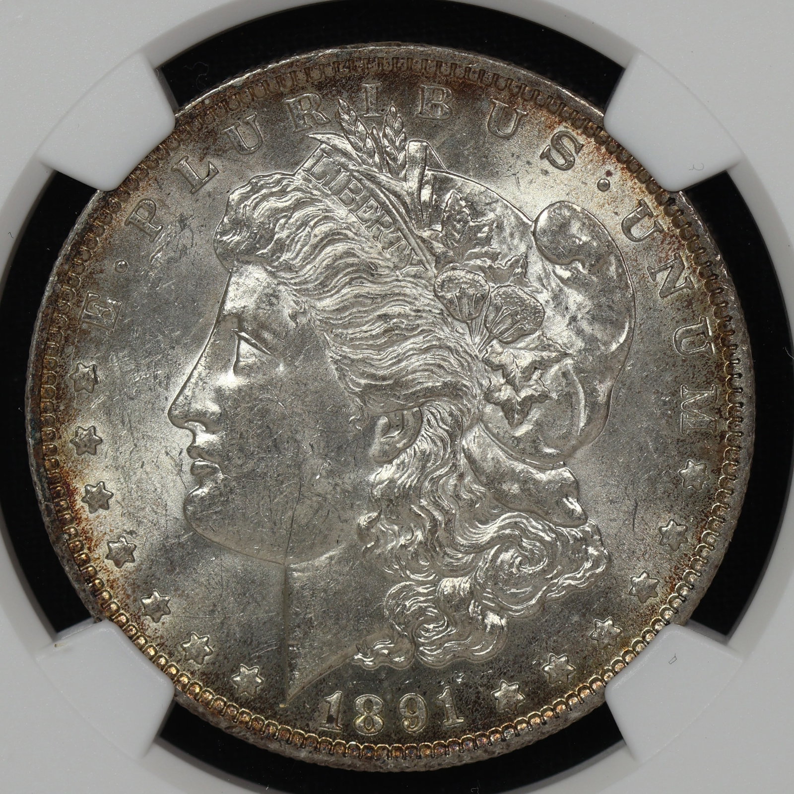 1891 O Morgan Silver Dollar NGC MS-61: 1891 O Morgan Silver Dollar NGC MS-61