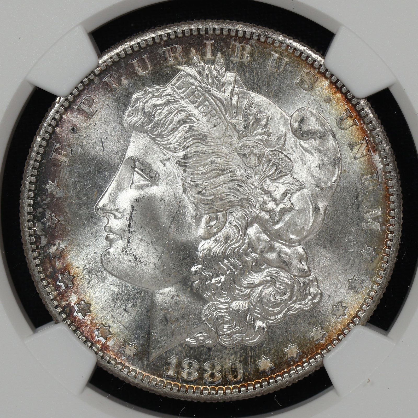 1880 S Morgan Silver Dollar NGC MS-64: 1880 S Morgan Silver Dollar NGC MS-64