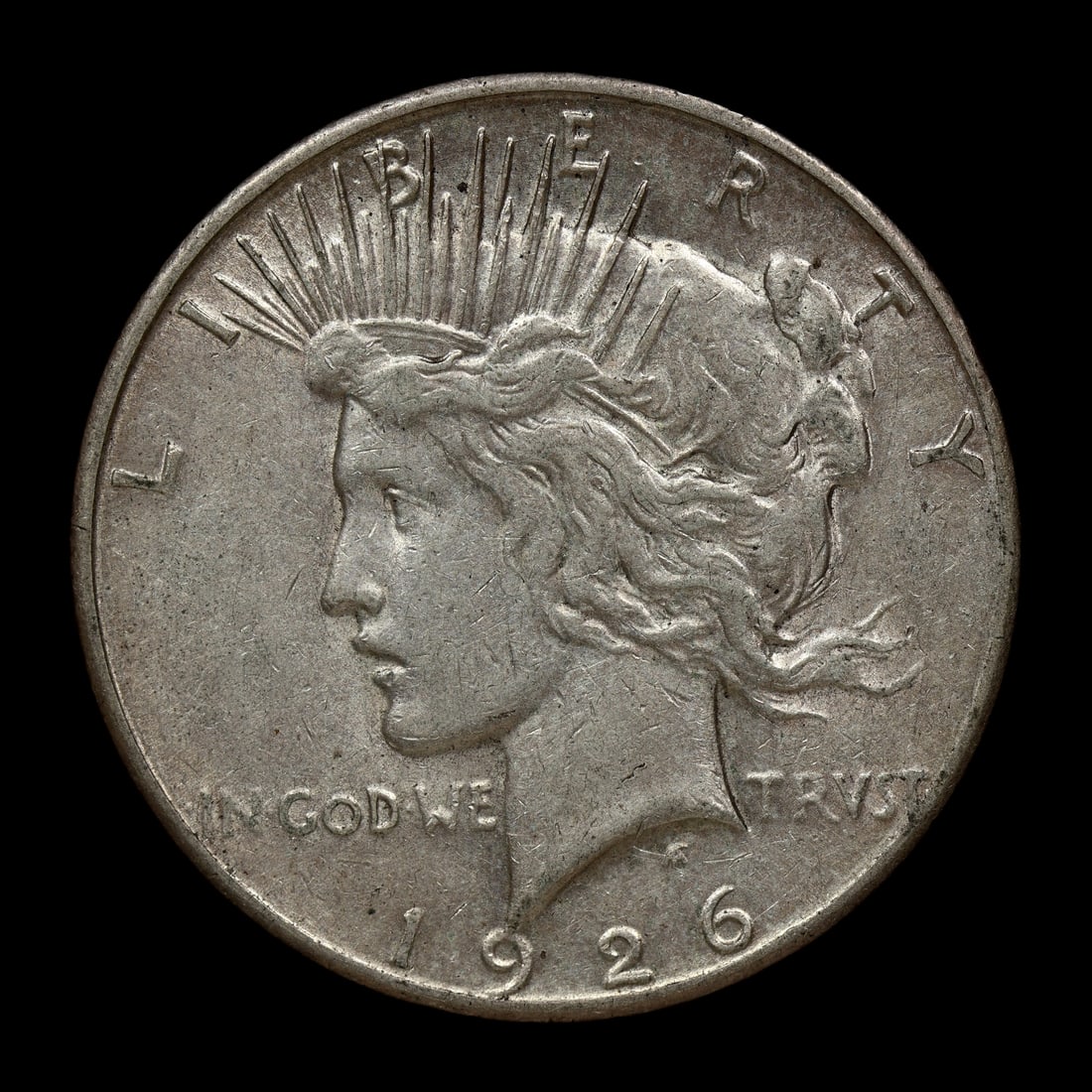 1926 S Peace Silver Dollar AU Better Date (1 of 2)