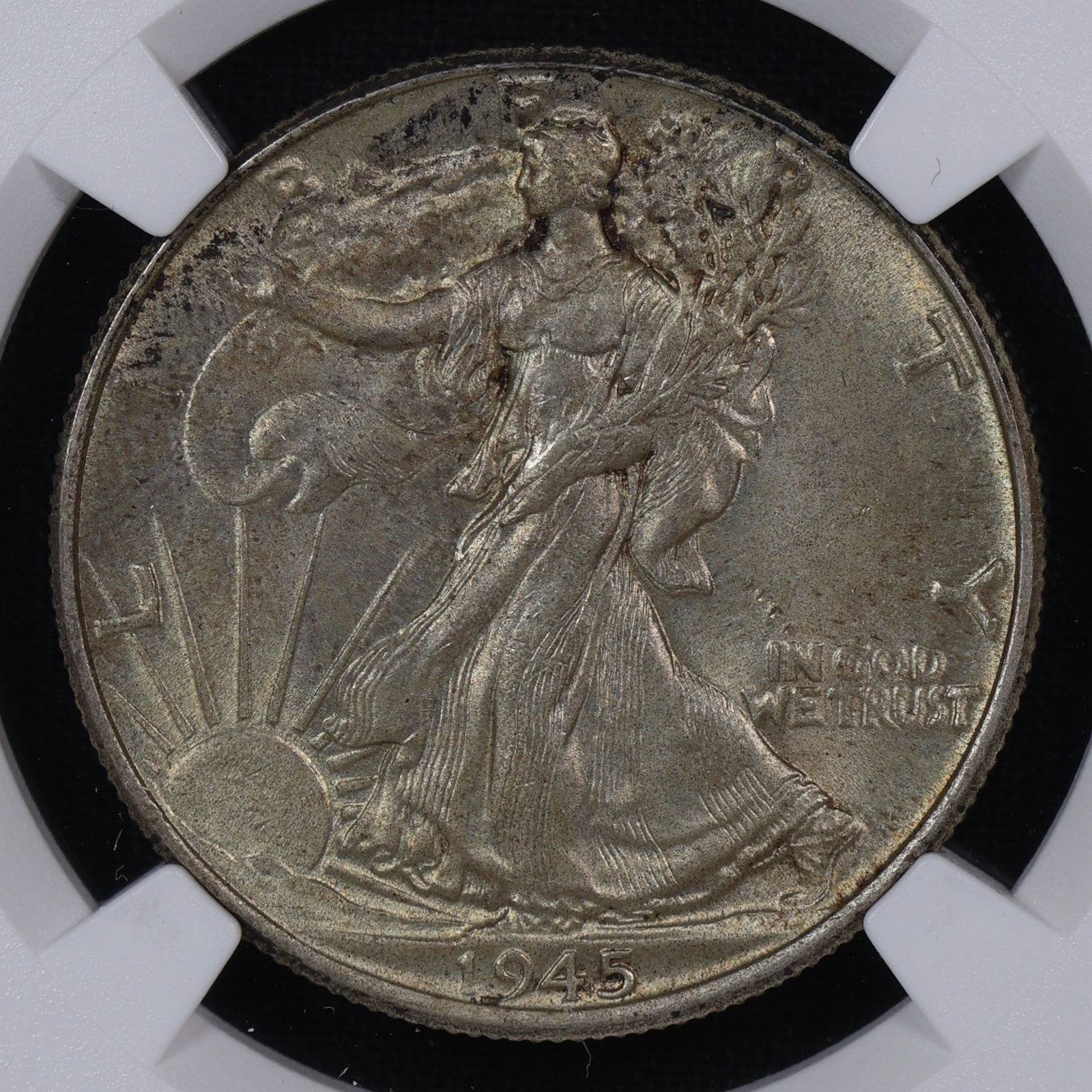 1945 Walking Liberty Half Dollar NGC MS-64: 1945 Walking Liberty Half Dollar NGC MS-64