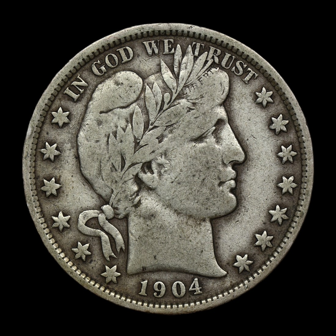 1904 Barber Half Silver Dollar: 1904 Barber Half Silver Dollar