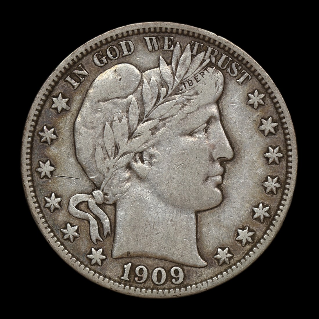 1909 S Barber Half Dollar Better Date: 1909 S Barber Half Dollar Better Date