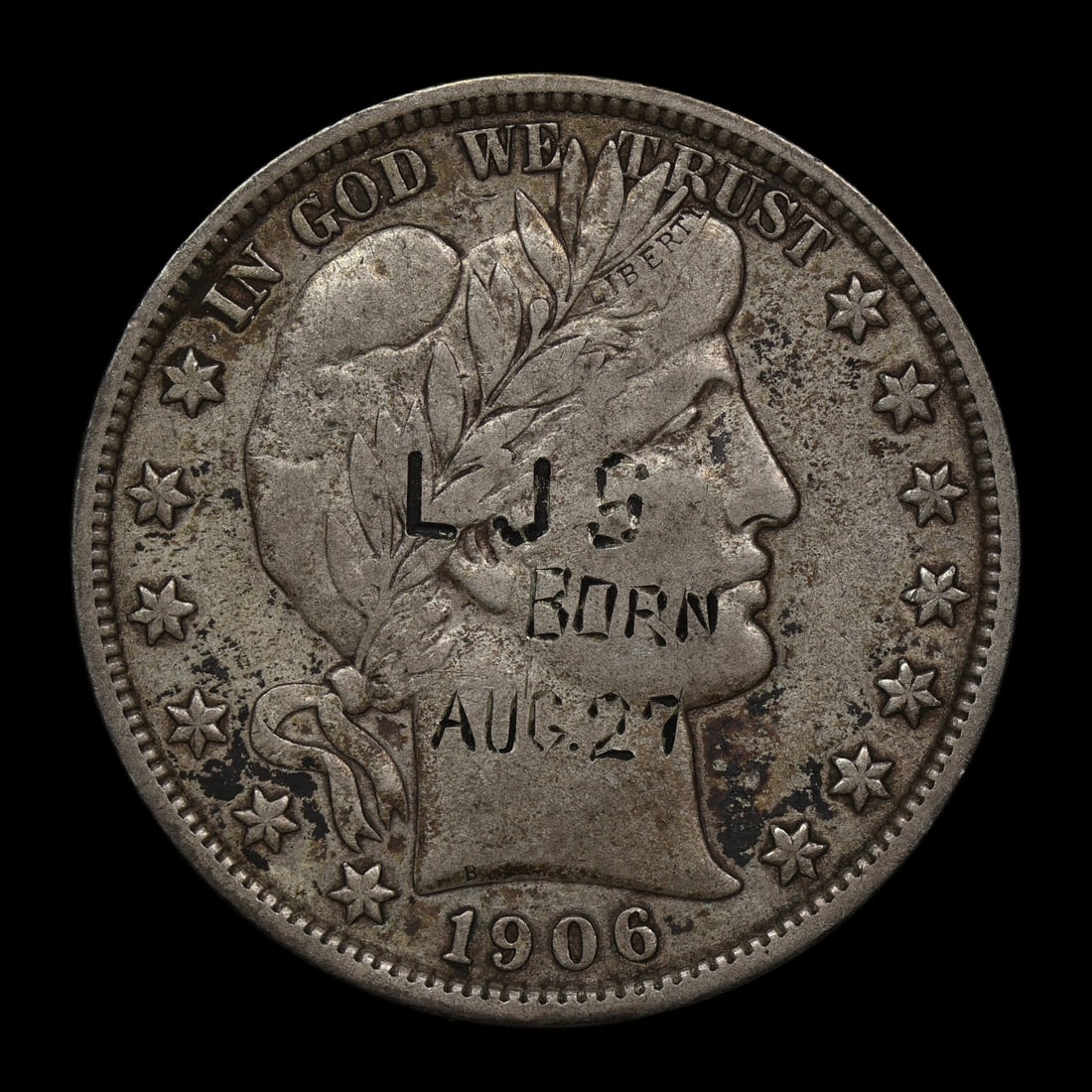 1906 Barber Half Silver Dollar Details (1 of 2)