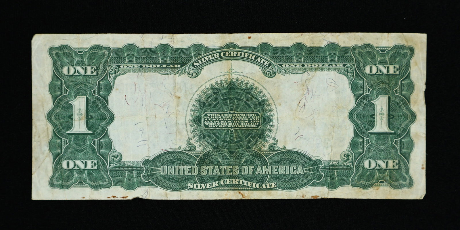 1899 $1 Dollar Black Eagle Silver Certificate WOW! - 2